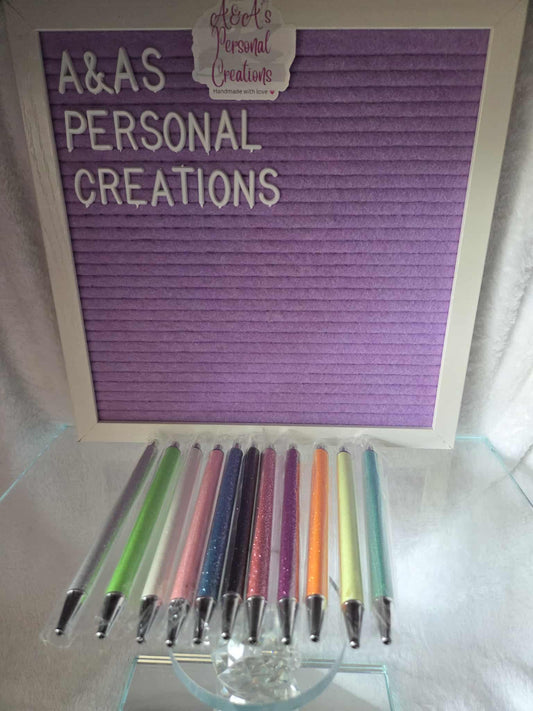 Blank Glitter pens